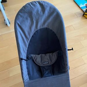 BabyBjorn Bouncer Black/Brown, Organic Cotton